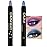 evpct 2Pcs Cream Eyeshadow Sticks Set for Eyes Violet & Royal Blue Shimmer Eye Crayon Shadow Brightener Stick Pencil Pen Bulk sombras en crema para ojos 09+13