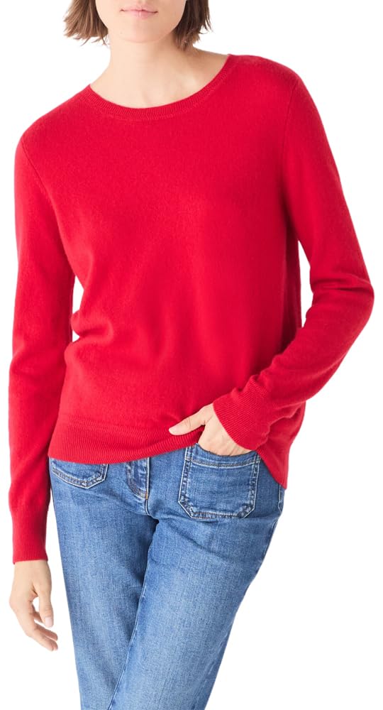 Caroll 242K-MAGDA2 - Jersey de Cachemira para Mujer, Rojo, Talla XS