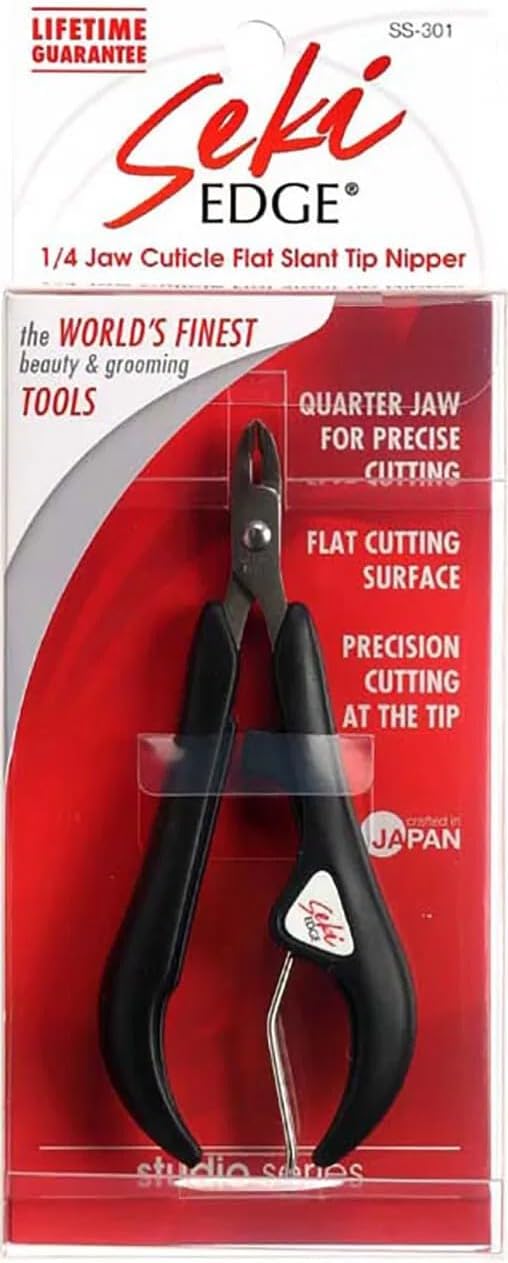 SEKI EDGE SS-301- Flat Slant Tip Cuticle Nipper
