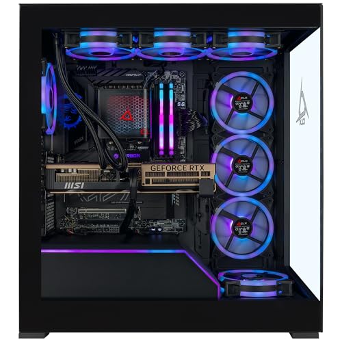 Image of CLX Horus Gaming PC - AMD Ryzen 9 9950X3D 4.3GHz, GeForce RTX 5080, 360mm Tryx AIO, 96GB DDR5 RGB Memory, 4TB 990 EVO M.2, WiFi, Win 11 Home, Black, AI-Accelerated