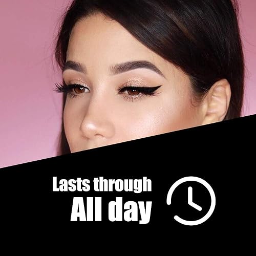 Miniatura 7 de SEILANC - Delineador de ojos líquido impermeable de larga duración y a prueba de manchas 2 paquetes de lápiz delineador preciso para todo el día con