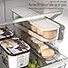 WACOI Auto Rolling Fridge Egg Organizer, Space Saving Eggs Dispenser for Refrigerator Storager, Home Egg Holder, 1 pack