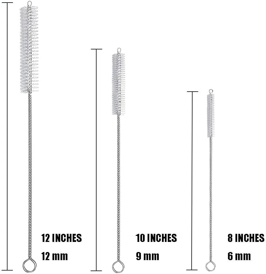 70% оƒƒ Dіѕсоunt Hiware Drinking Straw Cleaner Brush Kit - (3-Size) 9-Piece Extra Long Pipe Cleaners, Straw Cleaning Brush for Tumbler, Sippy Cup, Bottle and Tube