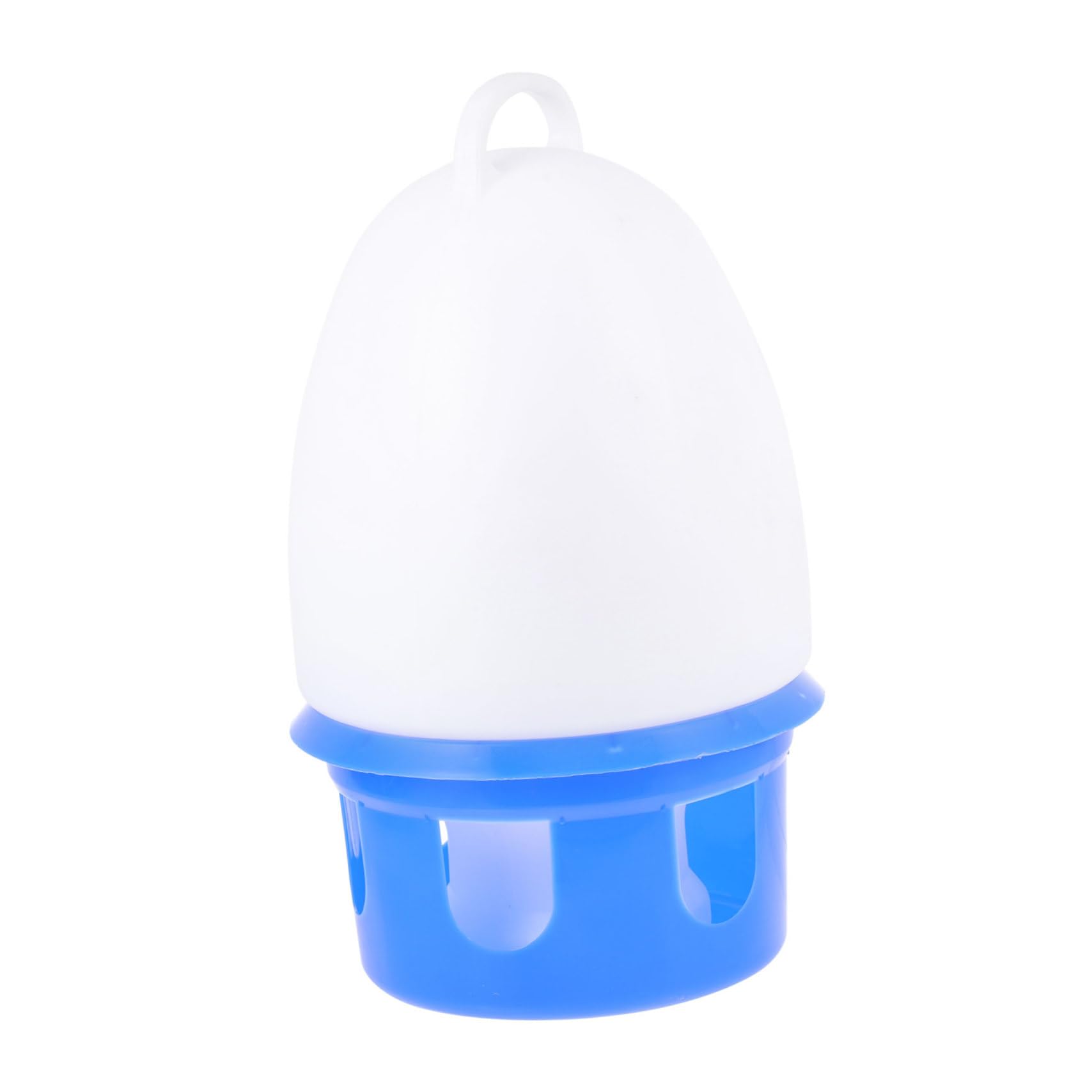 Beverino Automatico per Piccioni in PVC Rimovibile Blu Rotondo | Beverino Automatico per Uccelli, Colomba Domestica e Parrocchetti, 1 Pezzo, per Decorazione della Casa