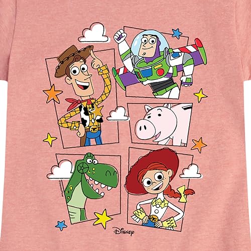 Disney - Toy Story - Toying Around - Toddler & Youth Girls Short Sleeve Graphic T-Shirt3