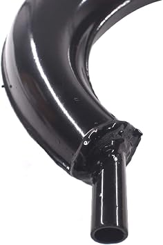 40mm Half Moon Silencer Muffler Exhaust Black