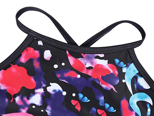 Cotrio Conjunto de biquíni princesa sereia maiôs de duas peças para bebês e meninas maiô colorido se