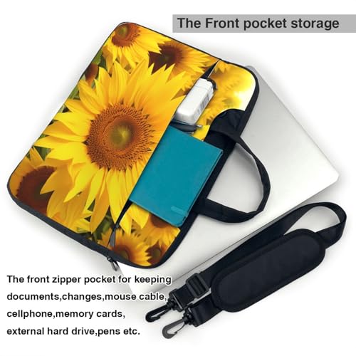 Bolso Tote para Laptop con diseño de girasoles miniatura 5