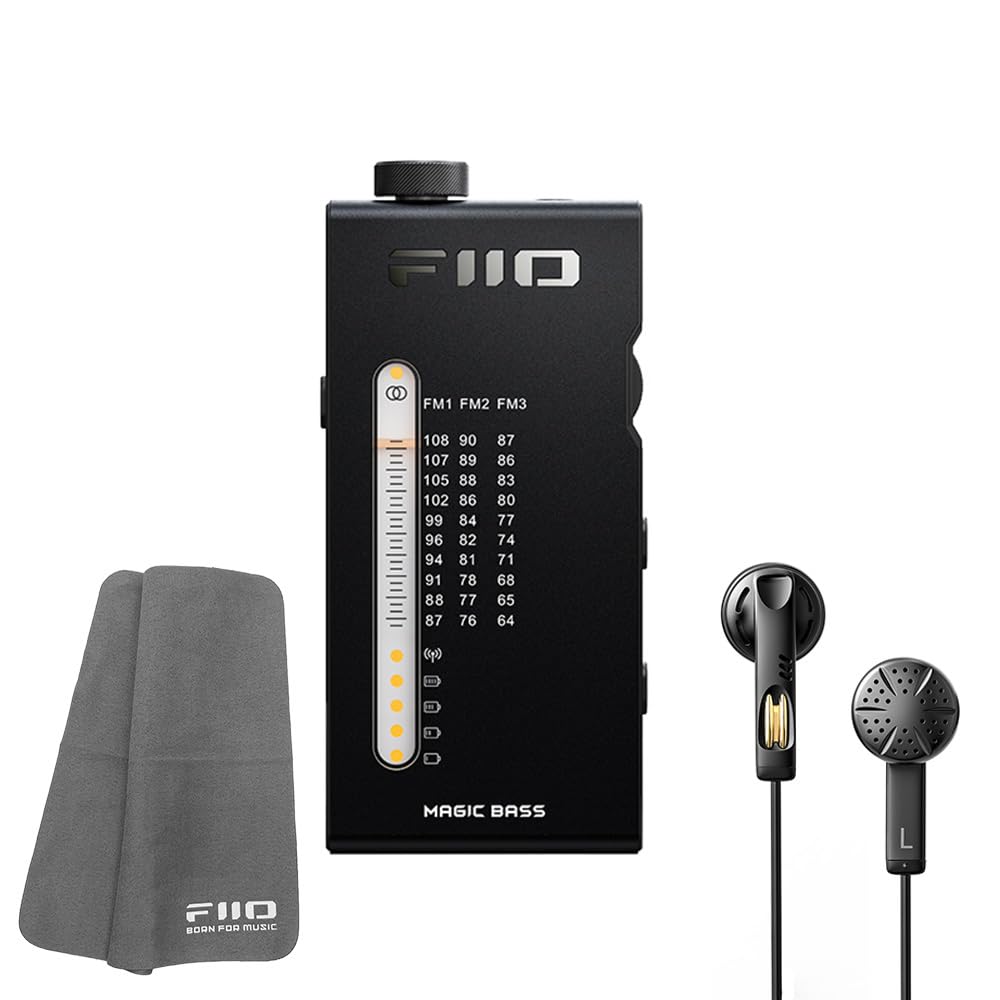 FiiO　rr11 ラジオ　新品　ケース付き Amazon.co.jp: 《ロゴ入りクロスプレゼント》 FIIO ポータブル