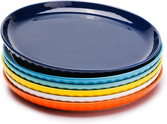 Sweese 154.001 Porcelain Dinner Plates 10 Inch Set of