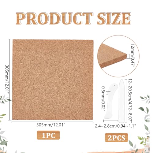 WADORN 30.5x30.5cm Buntglaszubehör 1.2cm Hitzebeständige Arbeitsfläche Aus Buntglas Gläser Schneidebrettmatten Kits Werkzeuge Für Tisch Arbeitsplatten Schutz Für Anfänger