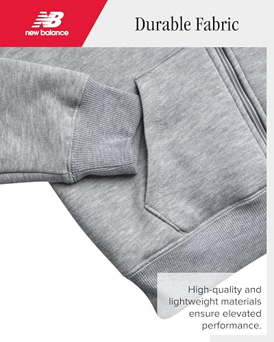 New Balance Boys' Sweatshirt - Soft Fleece Full Zip Up Sherpa-Lined Hoodies for Boys - Cozy Boys Hooded Sweatshirts (8-20)4