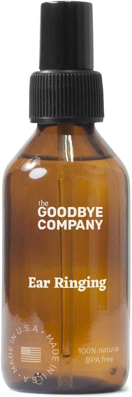 The Goodbye Company Goodbye Ear Ringing | Tinnitus Ear Drops for Relief 2X Potency