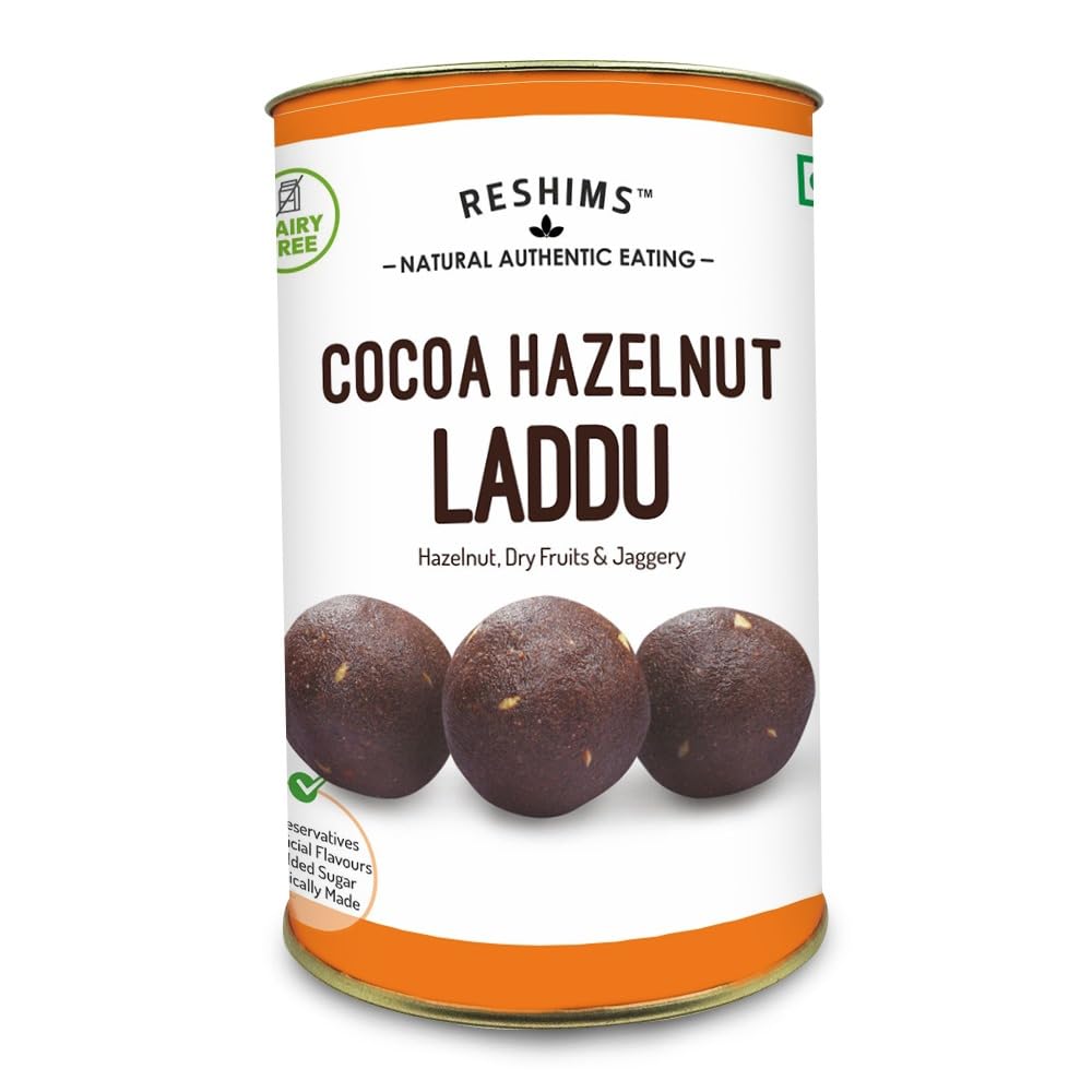 RESHIMS Natural Authentic Eating Reshims - Healthy Cocoa Hazelnut Laddu | Sugar-Free | Energy-Bar Replacement | Dairy Free | No Flavours Or Preservatives Added - 240 Grams (B0CFTRYSGH) Amazon Price History, Amazon Price Tracker