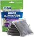 Gonzo Bamboo Charcoal - 6 Extra Small Bags 10g - Odor Eliminator Bags Natural Purifying Charcoal Odor Absorber Air Freshener For Home Drawers Pets Gym Bag