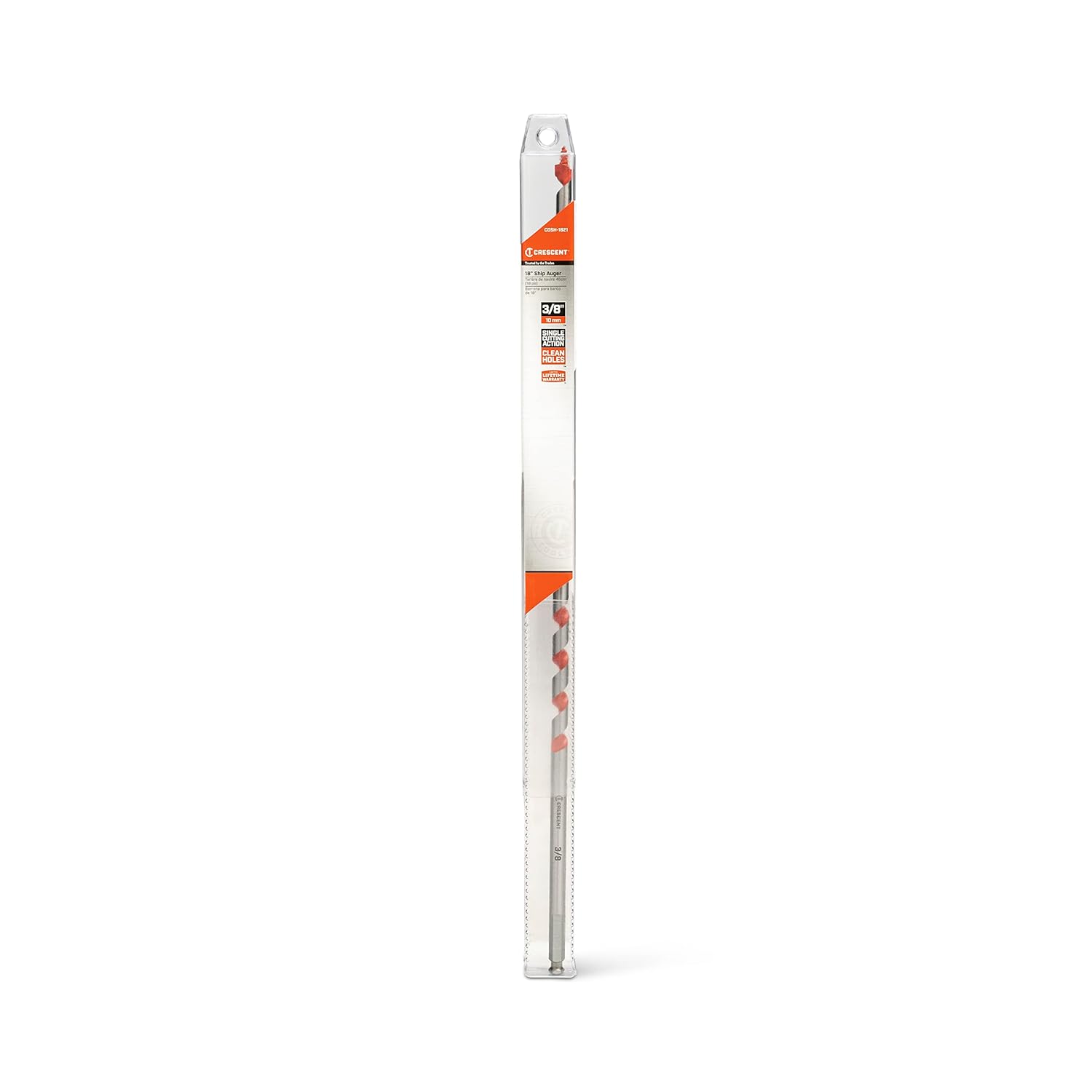 Crescent Ship Auger Drill Bit | 18" x 3/8" | CDSH-1821