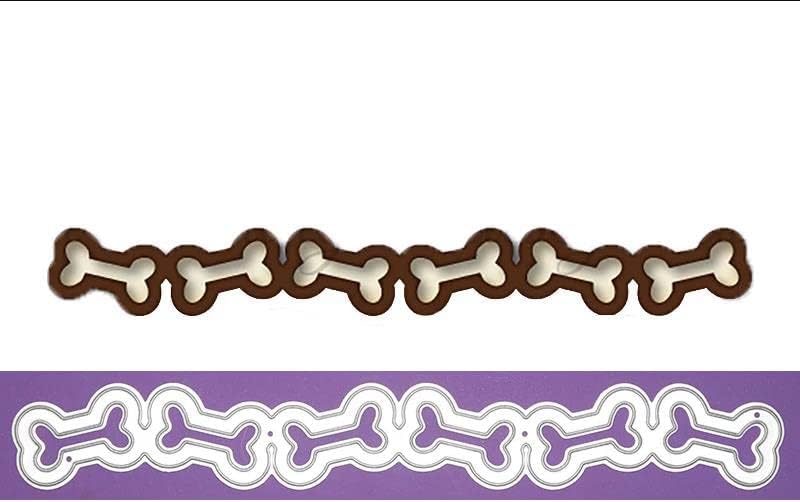 Miniatura 4 de Troqueles de metal para mascotas, huellas, perros, cachorros, huellas, tarjetas de papel de amor, plantillas de corte para manualidades, para hacer