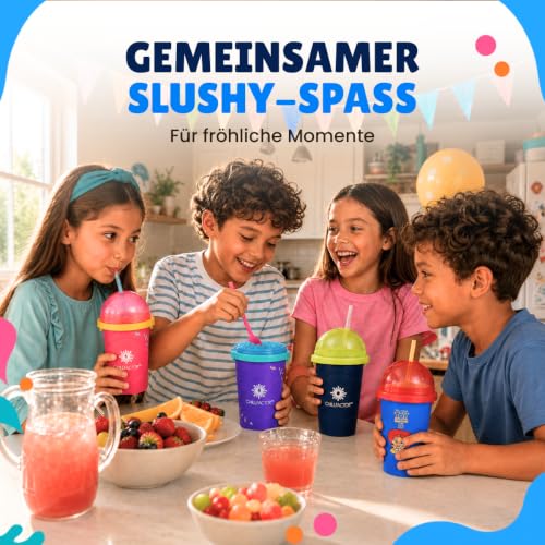 Foto von Magic Freez Slushy Maker – Tragbarer Slushy Becher aus Silikon – 370ml