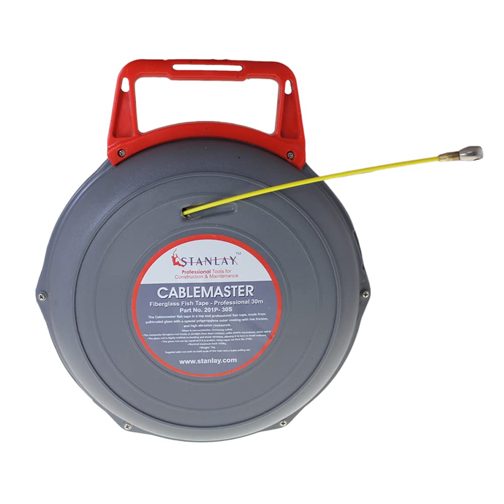 Stanlay Cable Master fish tape 30 meters, coated fiberglass wire puller (B09C217C6B) Amazon Price History, Amazon Price Tracker