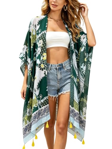 Image of Breezy Lane Kimonos for Women Swimsuit Coverup Beach Cardigans