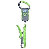 Vista 10 de SNAIL TRAIL Báscula de pescado con pinza para labios, báscula de torneo de 50 libras con 8 contenedores de almacenamiento, báscula digital