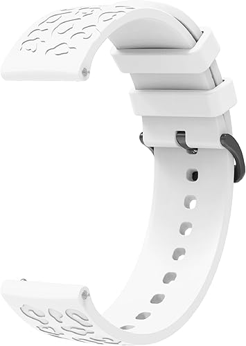 Miniatura 5 de Paquete de 8 correas de reloj grabadas de leopardo compatibles con Amazfit GTSGTS 44 miniGTS 22e2 miniGTR miniGTS 0.126 in correas de repuesto láser