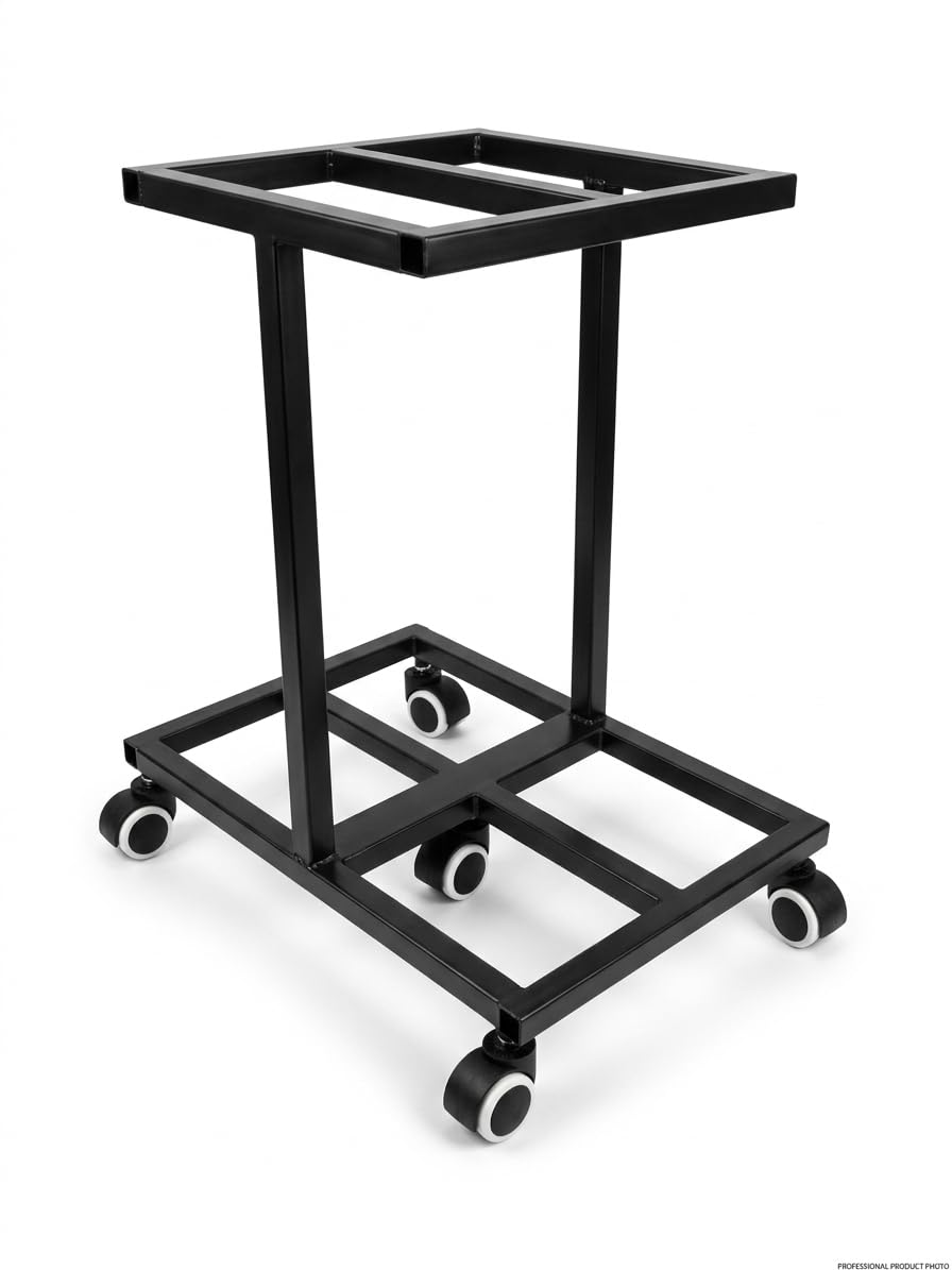 Double Battery Inverter Trolley Stand for Home - Universal Fit for Flat & Tubular Batteries | Robust 5KG Metal Build with 1 Inch Pipe & Smooth-Rolling Twin Caster Heavy Wheels-image-33