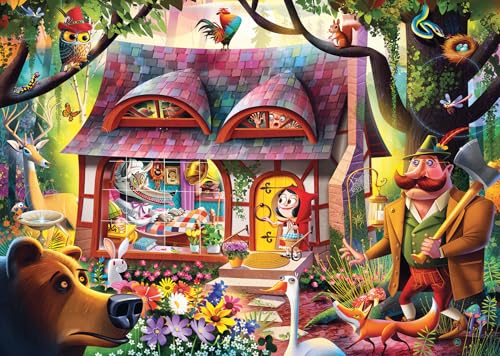 Ravensburger - Jigsaw Puzzle Little Red Riding Hood and The Wolf, 1000 pcs. 120006305