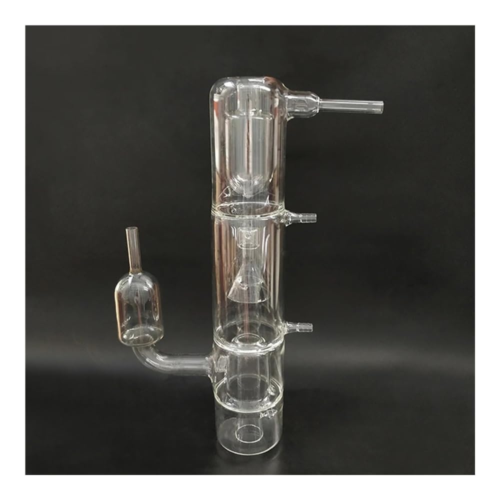 Bomba de difusión de alto vacío modelo L-2210, Bomba de difusión de aceite de tres etapas, Cristalería de laboratorio, Vidrio de borosilicato