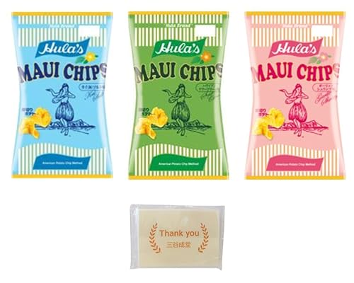 フラ印 ポテトチップス マウイチップス 125g 3種セット アソート【ショップオリジナルティッシュ付き】