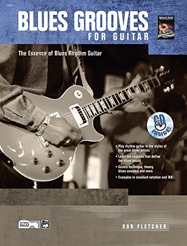 Blues Grooves for Guitar: The Essence of Blues Rhythm Guitar, Book & CD (Paperback) - Common