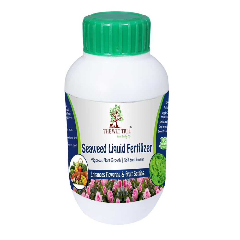 THE WET TREE Liquid Seaweed Concentrate for Plants | Fertilizer for All Indoor and Outdoor Plants 250 ml (B0CCKRB48P) Amazon Price History, Amazon Price Tracker