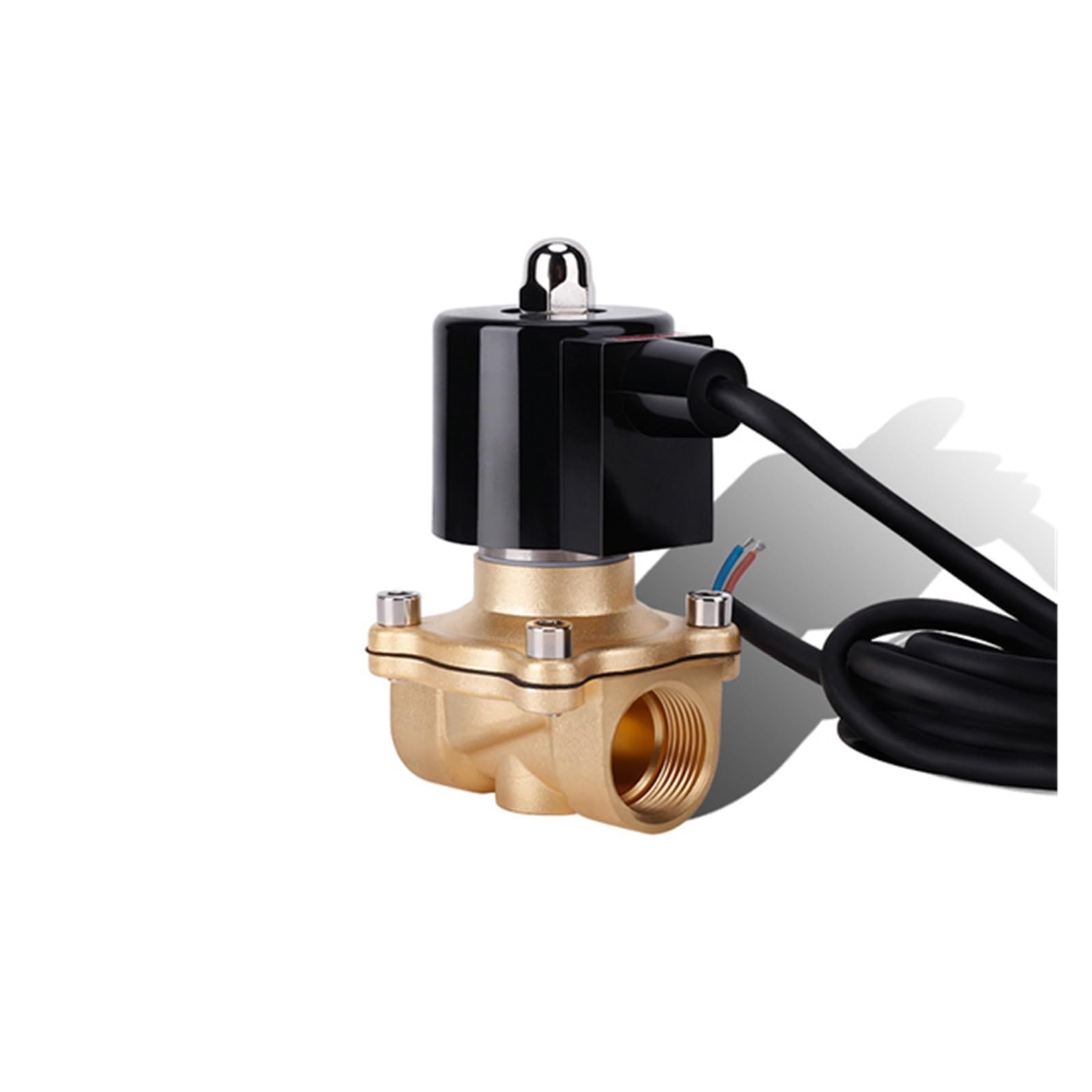 VSPPJYFG 3/4" IP68 Normally Closed Brass Fountain Solenoid Valve 110V 24V 12V 24v Underwater Solenoid Valve(12VDC)