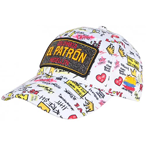 Casquette enfant El Patron blanche pour les sorties skate et le quotidien des 7-12 ans
