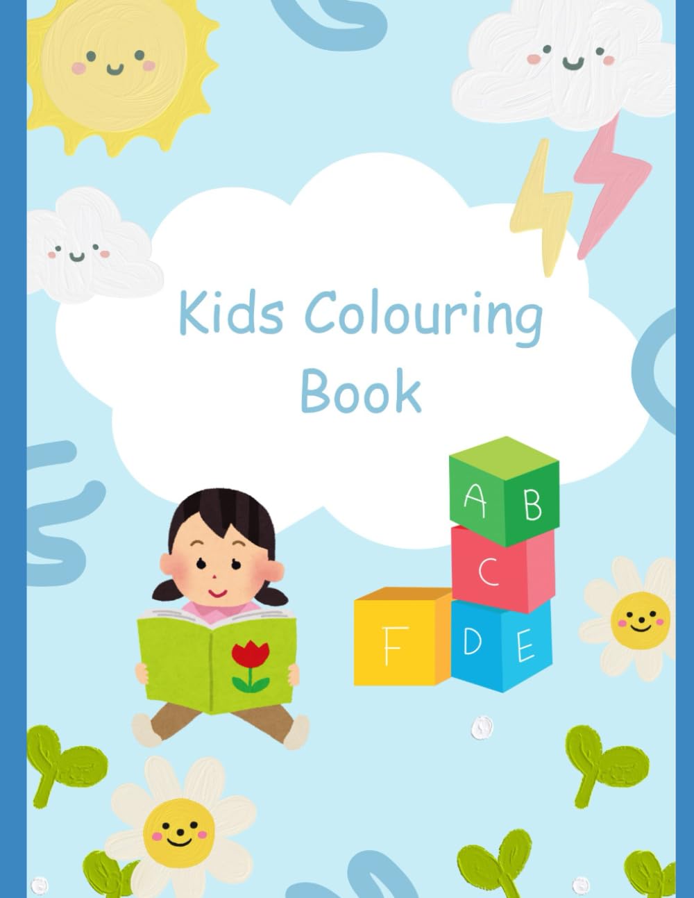 Alphabet colouring book