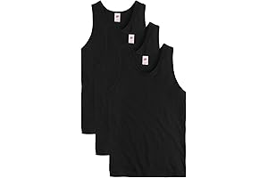 Men's Essentials Top Pack: Midweight Cotton Tanks For Added Comfort