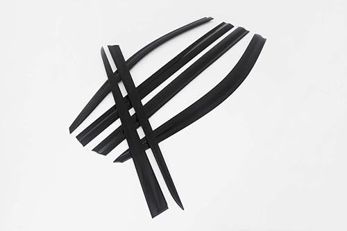 Miniatura 3 de AUTOCLOVER - Viseras de ventana tintadas ahumadas, 6 unidades para KIA Sedona 2020