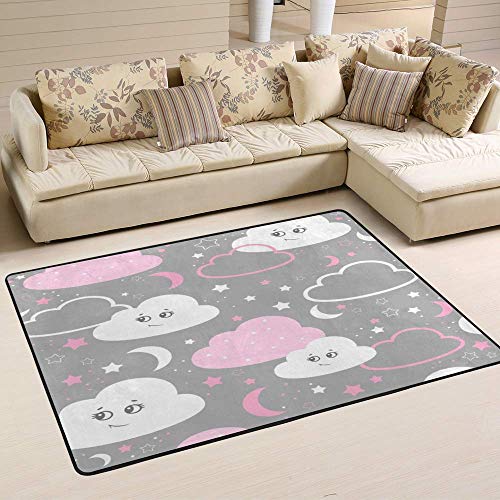 Tapis antidérapant lavable et facile à nettoyer pour salon - 6