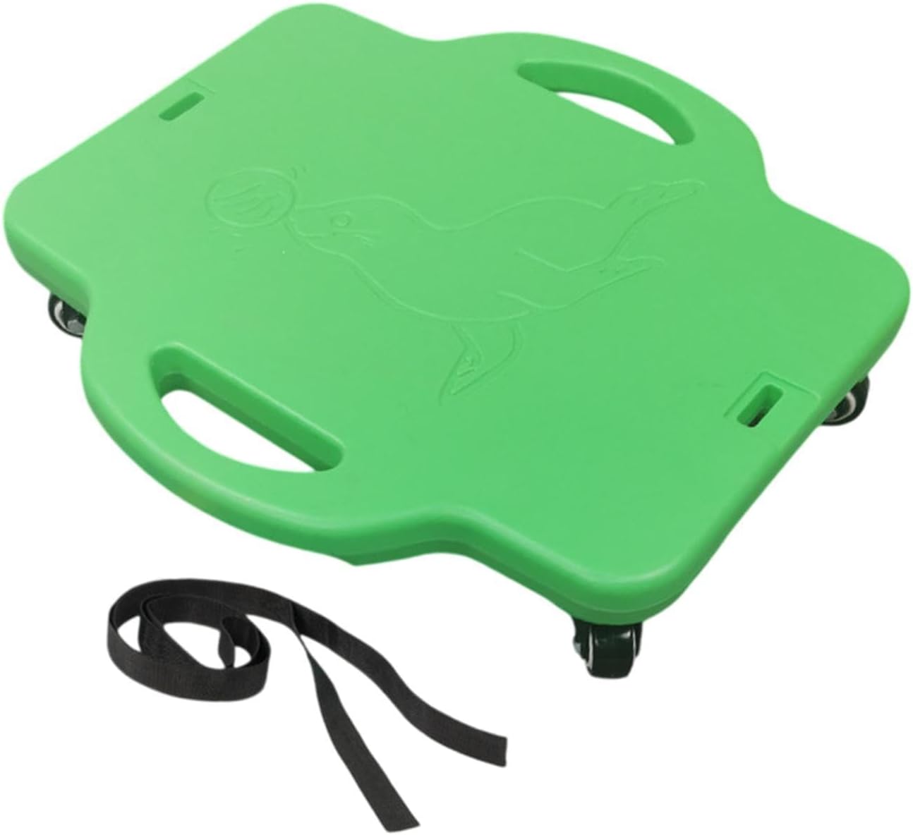 Sitting Board with Contoured Handles Scooter Board for Park Basement Outdoor Green|Sporting Goods |Outdoor Sports|Scooters|Kick Scooters