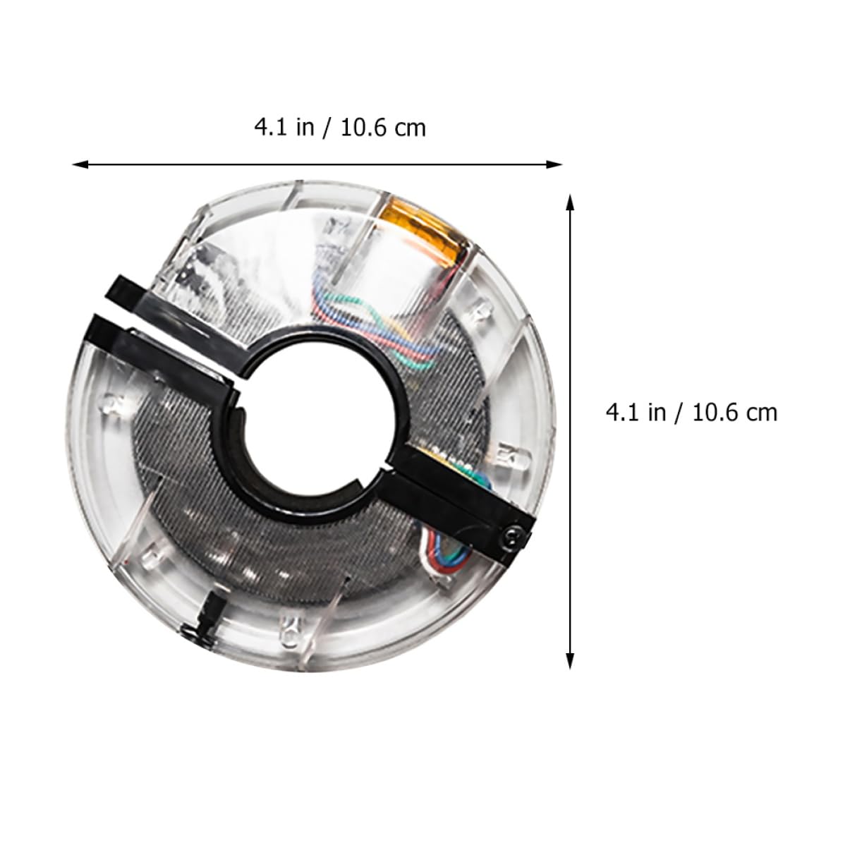 TOYANDONA Lumière de Roue LED Étanche pour Vélo Avertisseur de Sécurité Rechargeable USB Couleurs et Modes Éclairage Installation Facile Compatible avec Moyeux