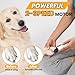 WAZNFYV Silent Groom Pro Nail Grinder, 2025 Dog Nail Trimmer Rechargeable USB Charging Pet Nail Grinders for Dog Cat Home Use (White)
