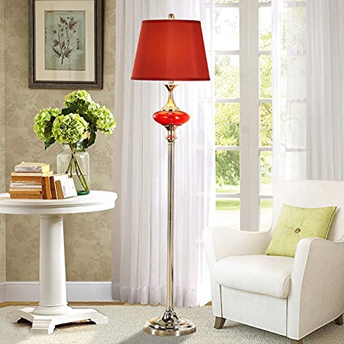 Indoor Moderne stijl staande vloerlamp metalen stof lampenkap decor voor woonkamer slaapkamer thuis kantoor high pool… - Image 8