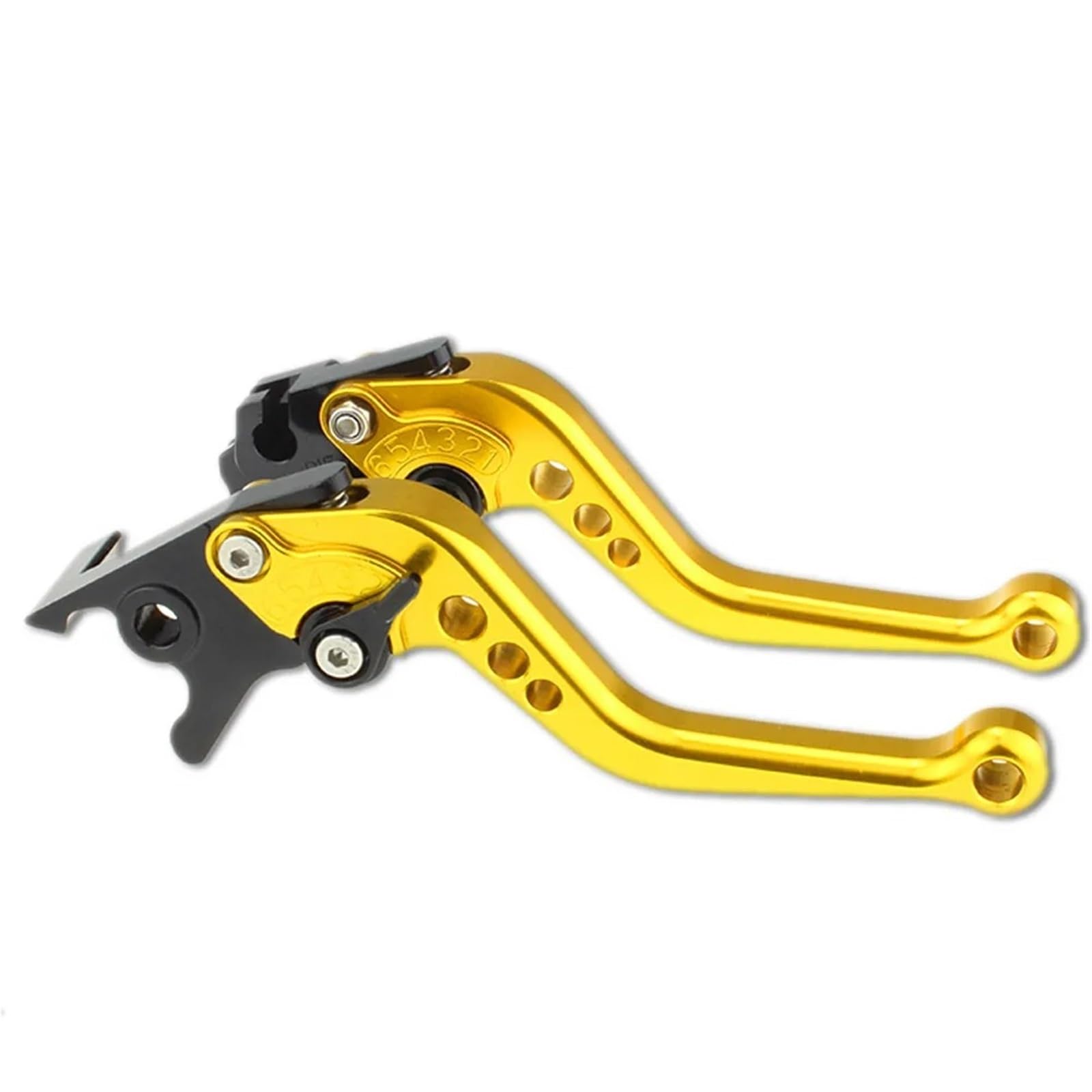 Pdaazvg Short Gold Brake Lever Handle For Aprilia For Rs125 Rs 125 2006-2012 2009 2008 2007 Motorcycle Brake Clutch Lever Aluminum Levers Motorcycle Lever Blades(Short Gold)