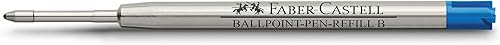 FABER-CASTELL 148743 Graf von Faber-Castell (Faber-Castell Collection) Recambio de bolígrafo común, azul B (punta ancha)