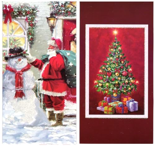 ALEF Christmas Money Wallet/Gift Card Holder with Envelopes (32 Money Holders)2