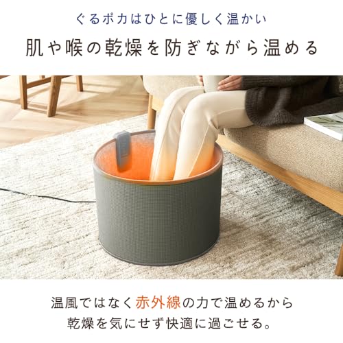 アイリスオーヤマ ぐるポカ パネルヒーター APH-R12B-DTサムネイル7