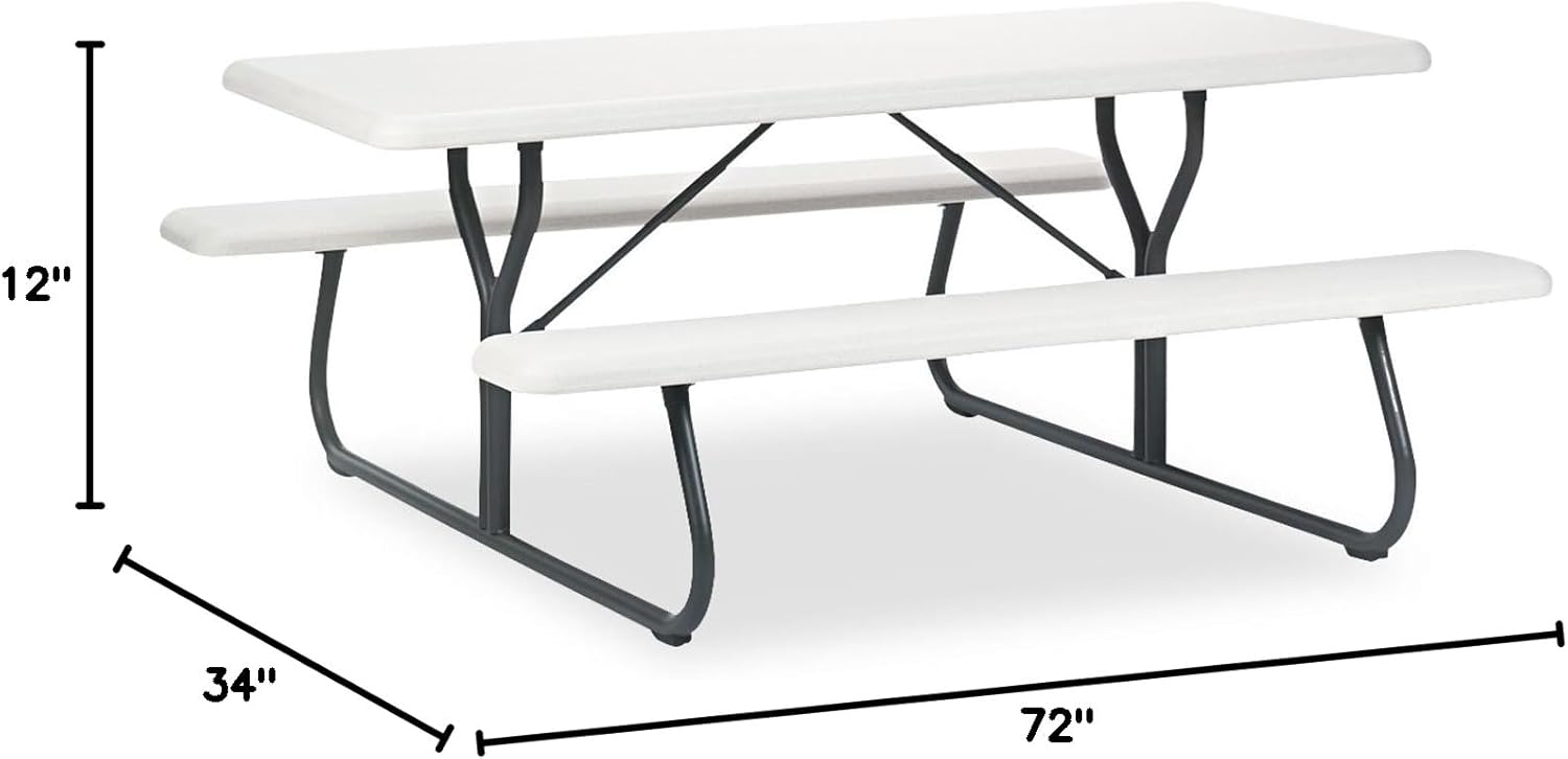 Iceberg IndestrucTables Too 1200 Series Resin Picnic Table