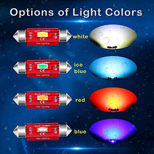 Bombillas LED 6411 6418 800lm Azul Ultra 12V 39MM miniatura 2