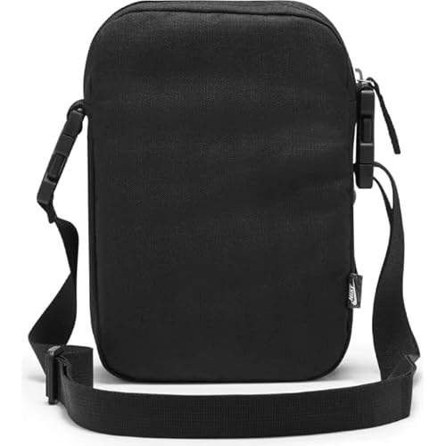 Nike Unisex's NK Heritage CROSSBODY-FA21 Gym Bag, Black/Black/White, 1SIZE