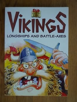 Paperback Vikings Longships and Battle - Axes Book